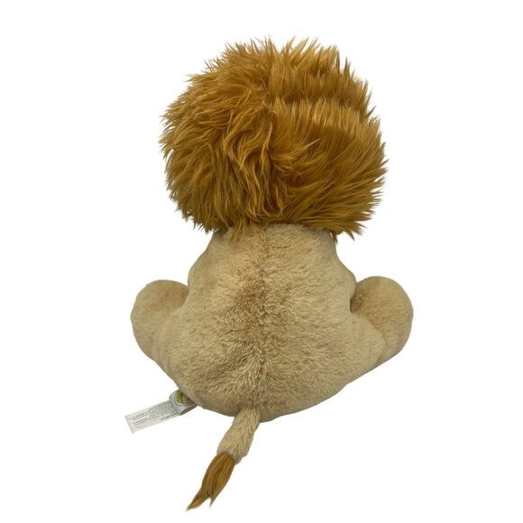 Animal Adventure Lion Plush Stuffed Brown Sitting 12" Toy Lovey Plushy 2021 Zoo - Picture 2 of 7